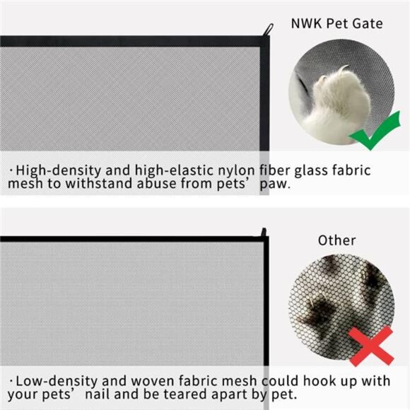 Magic Pet Gate for The House Stairs Providing a Safe Enclosure for Pets to Play - Picture 5 of 7